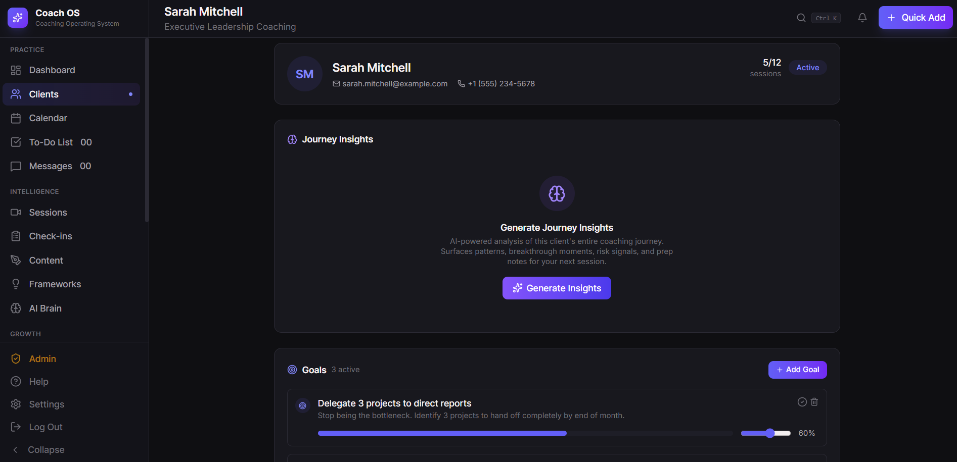 Client Profile